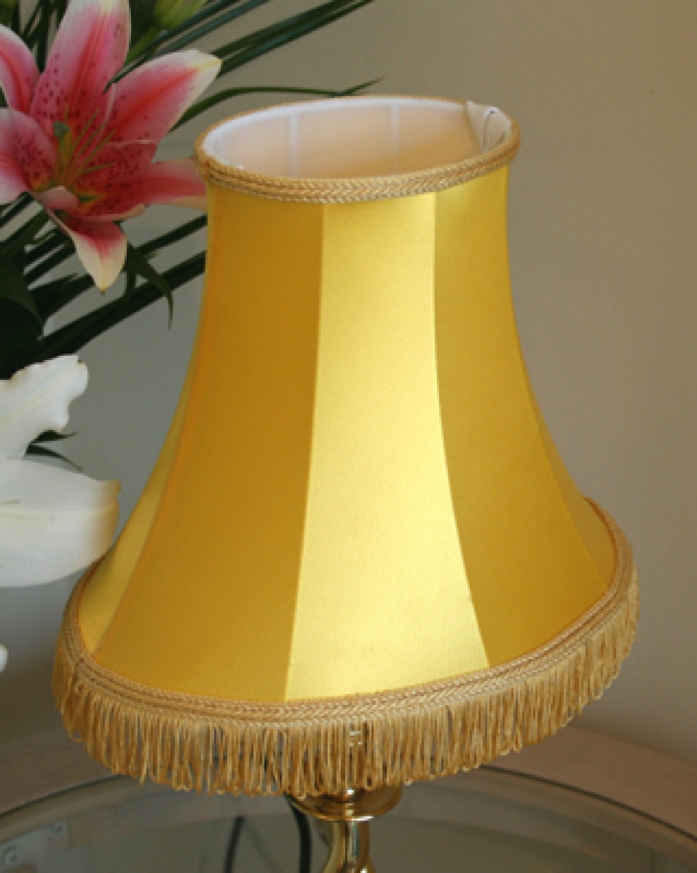 Bowed Oval Lampshade