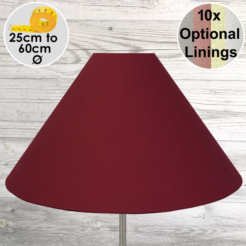 Coolie Lampshade Burgundy