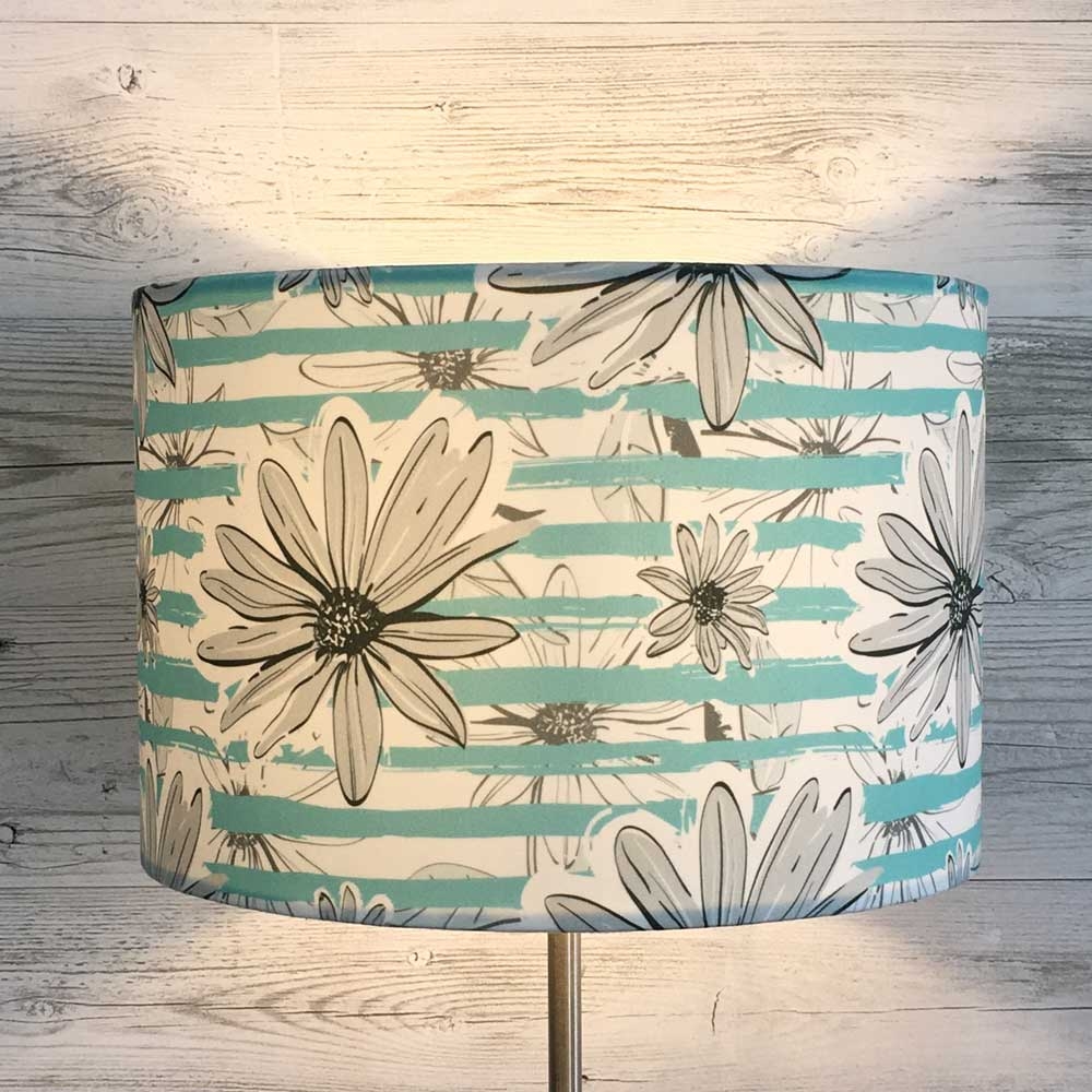 CHAMOMILE STRIPE DRUM SHADE