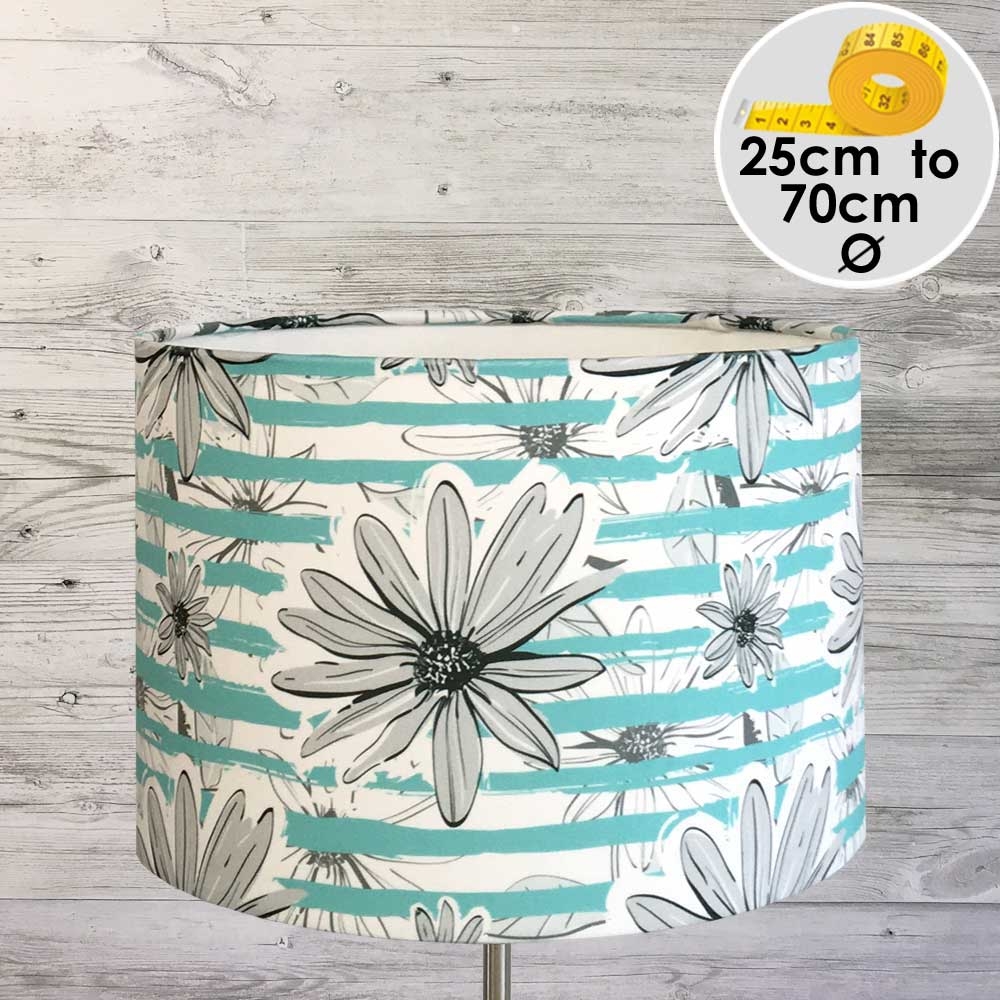 CHAMOMILE STRIPE DRUM SHADE