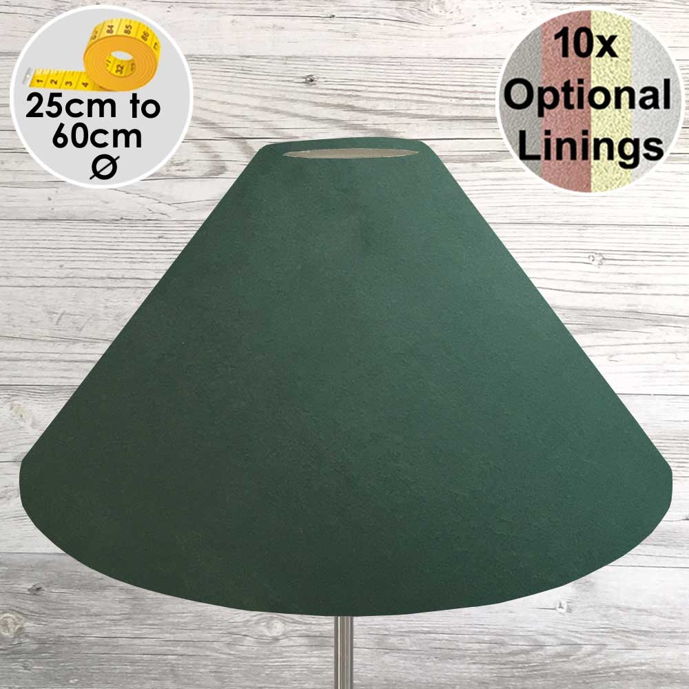 Coolie Lampshade Green Velvet