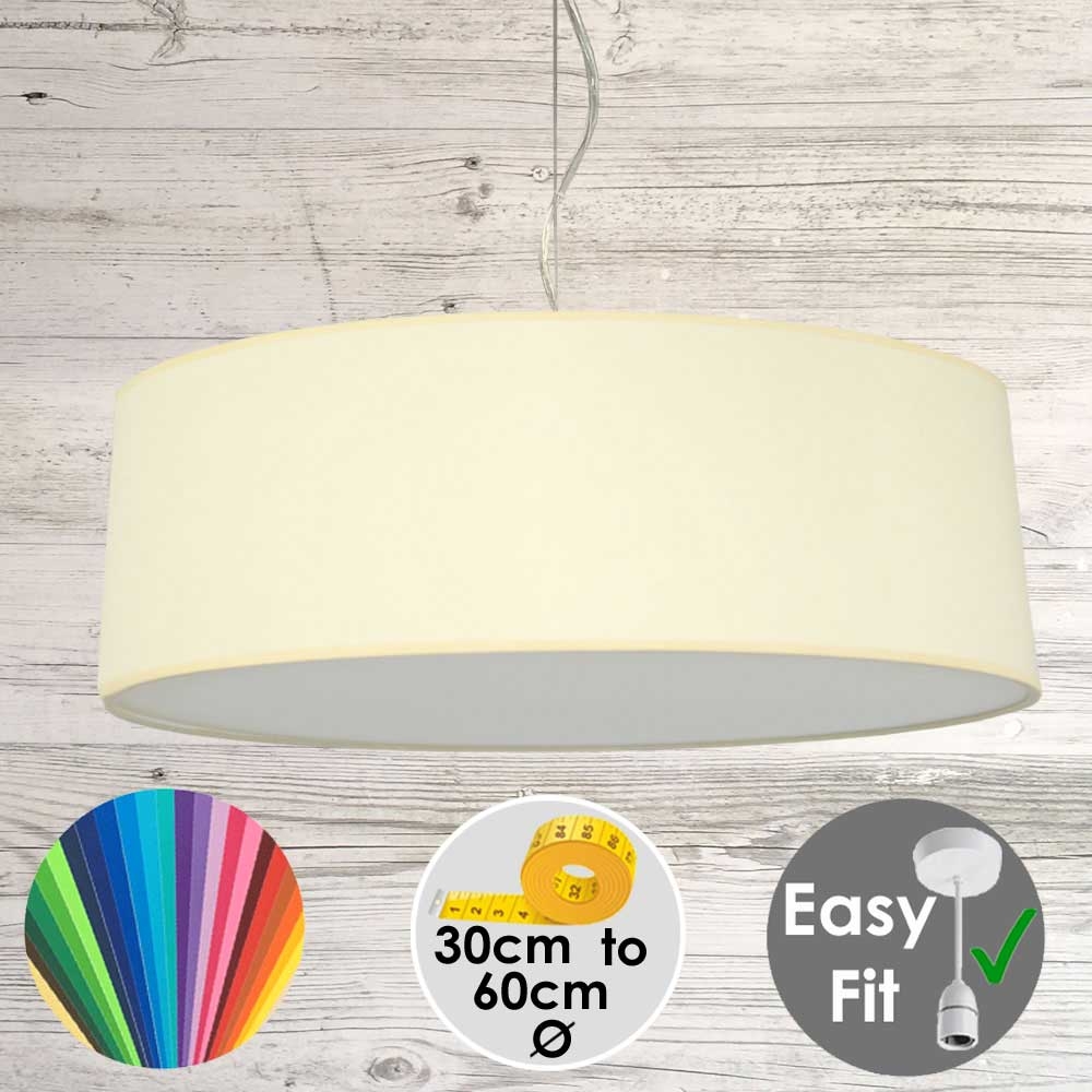 Cream Drum Light Shade