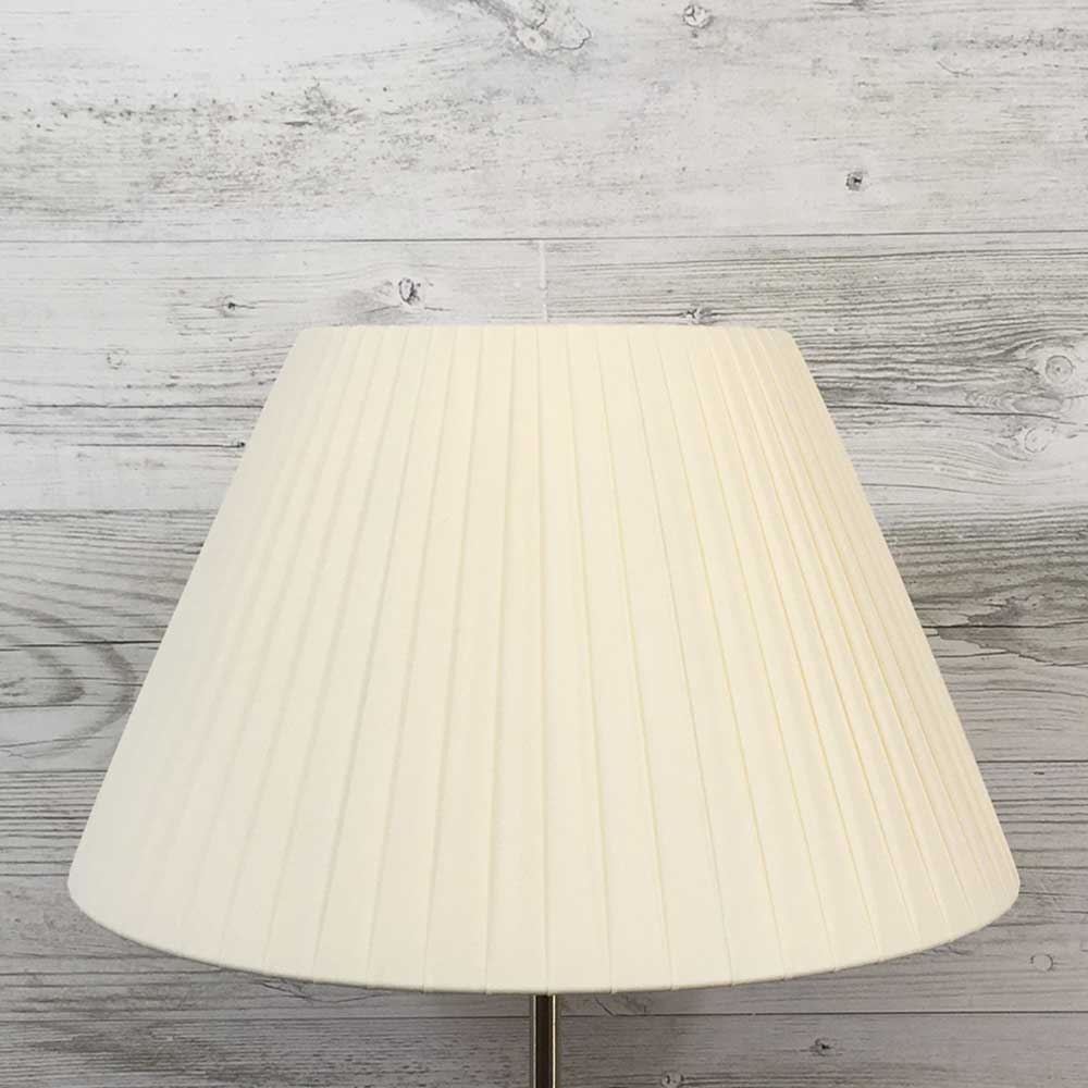 Cream Pleated Lampshade