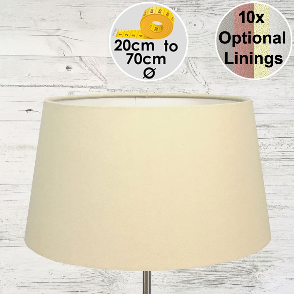 Aria Cream Linen Lamp Shade