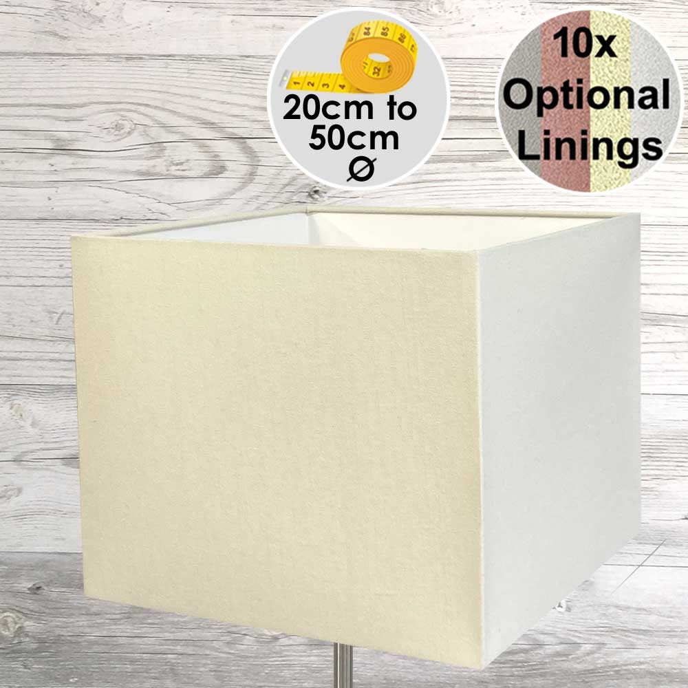 Square Lampshade Cream