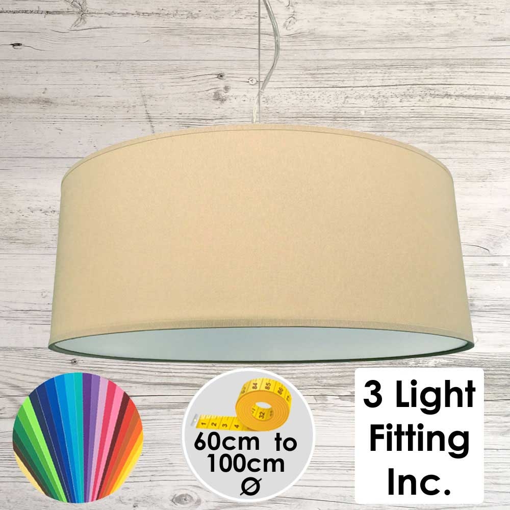 Crema Drum Ceiling Light