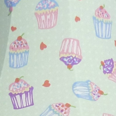 Cotton Lampshade Cupcake