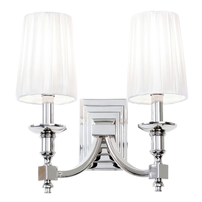 Domina Double Wall Light with Shades