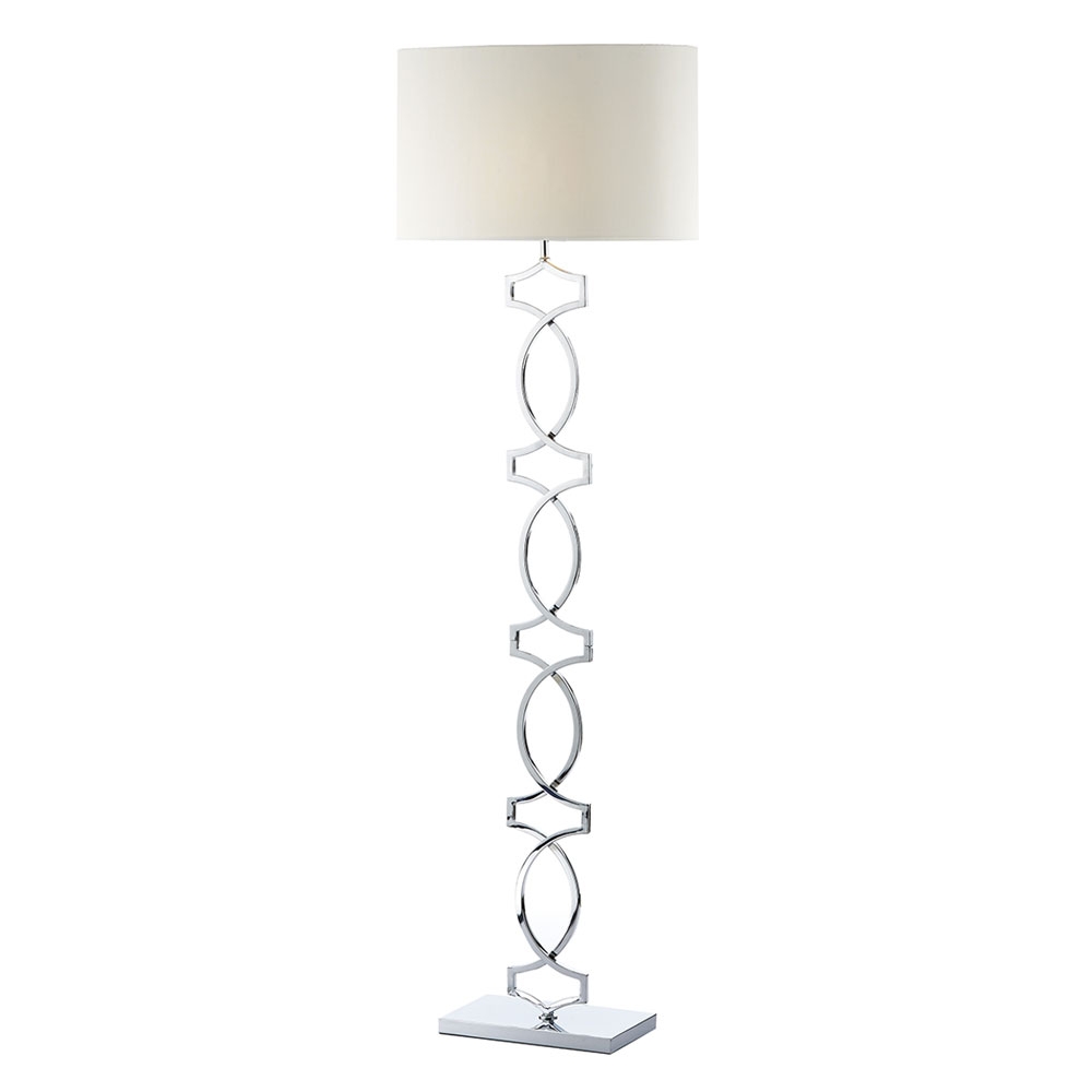 Donovan Floor Lamp Polished Chrome