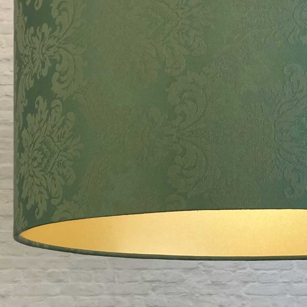 Darcy Drum Shade Forest on Gold	