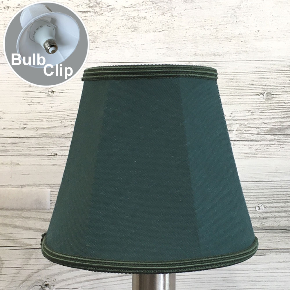 Dark Green Empire Candle Shade