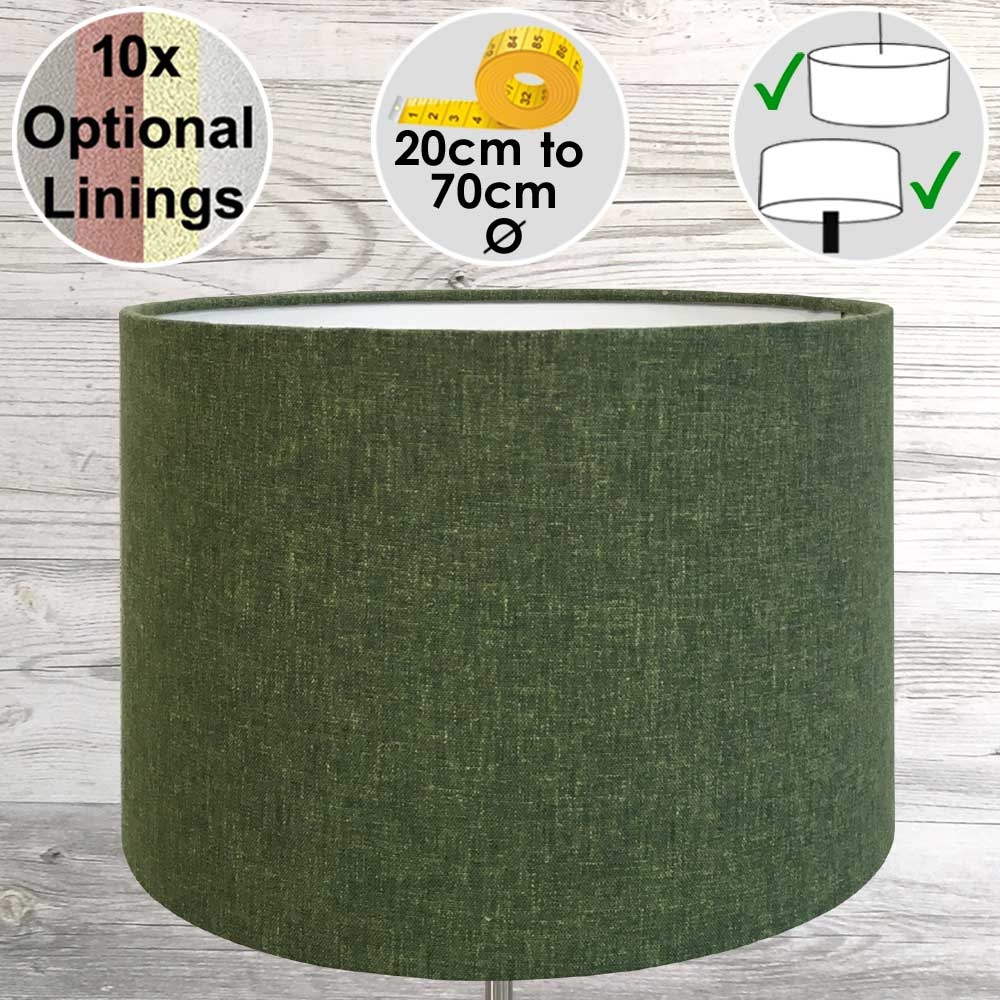 Aura Drum Table Lampshade Jungle