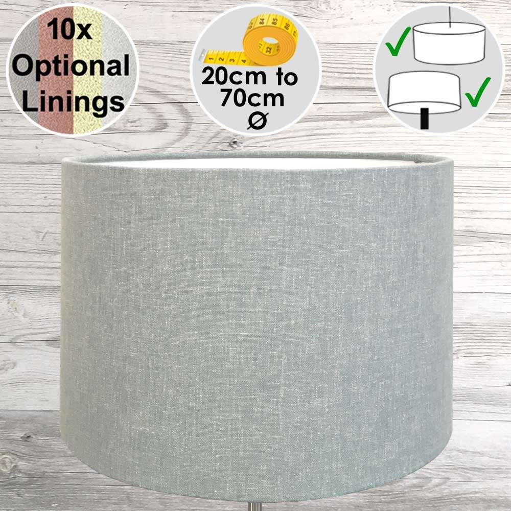 Aura Drum Table lampshade Seaspray