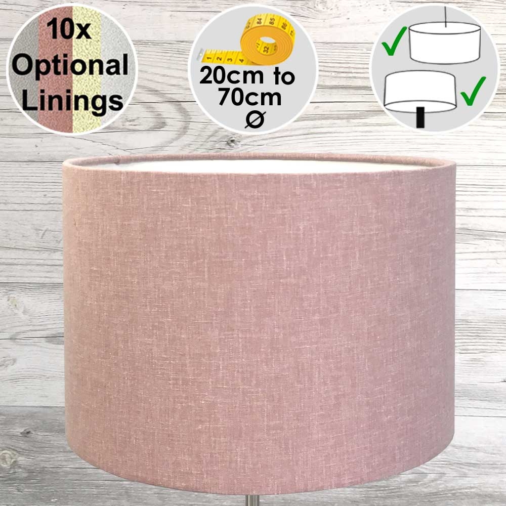 Aura Rose Drum Lampshade