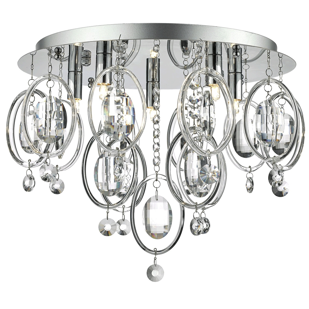 Evangeline Polished Chrome Flush 