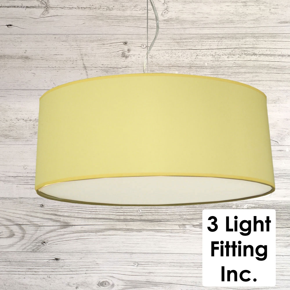 Yellow Drum Ceiling Light