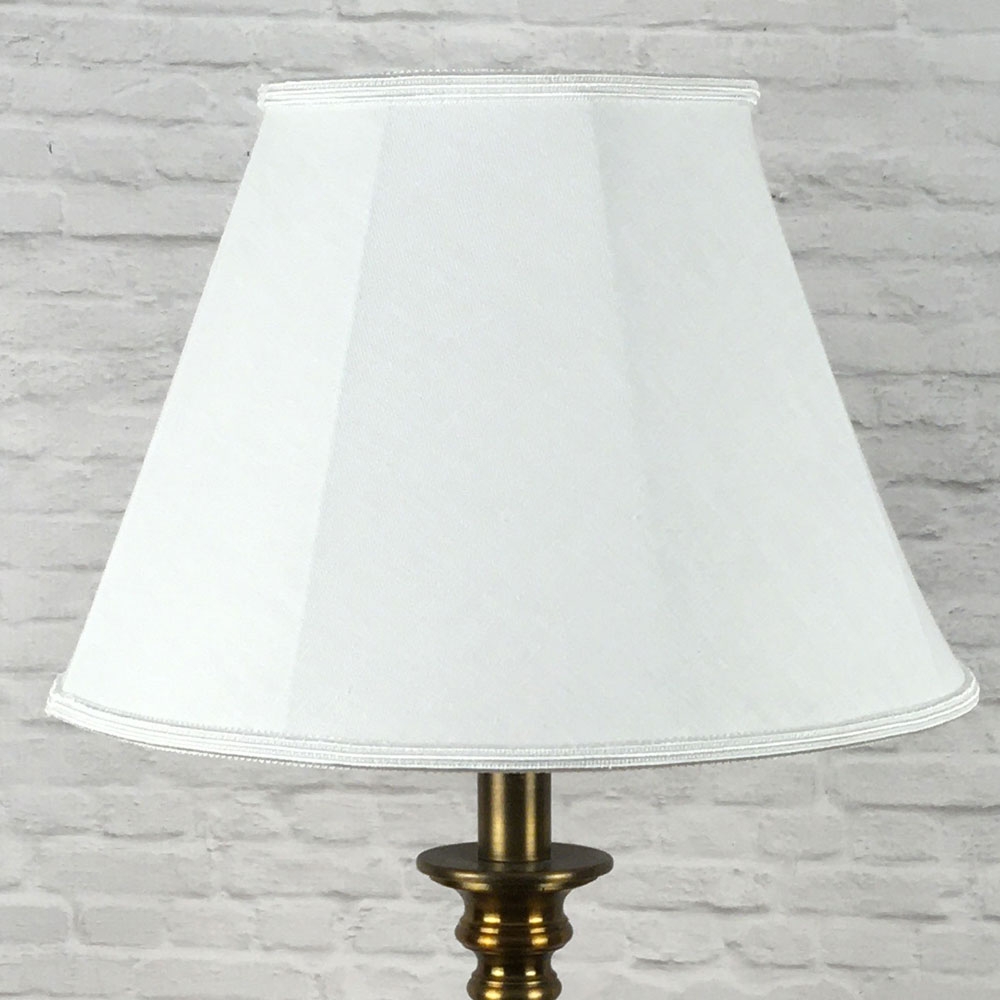 White Empire Fabric Lampshade