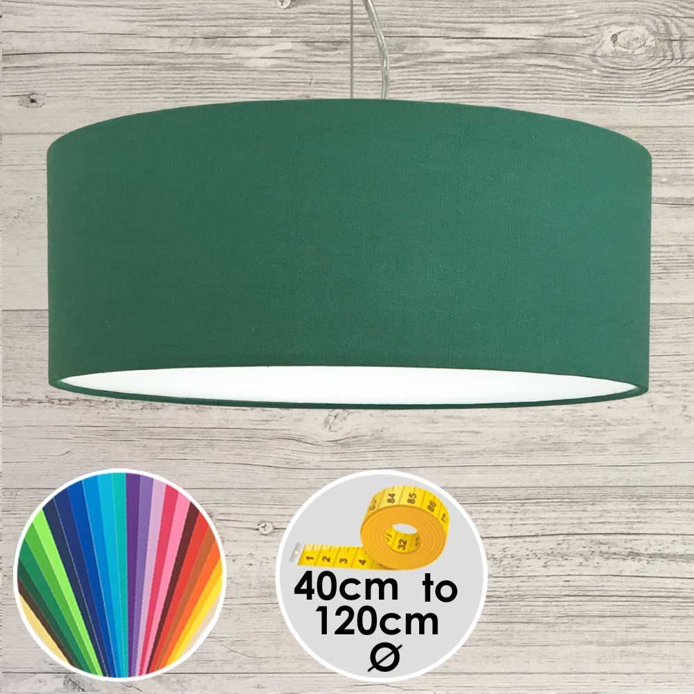 Extra Large Green Pendant Lamp Shade