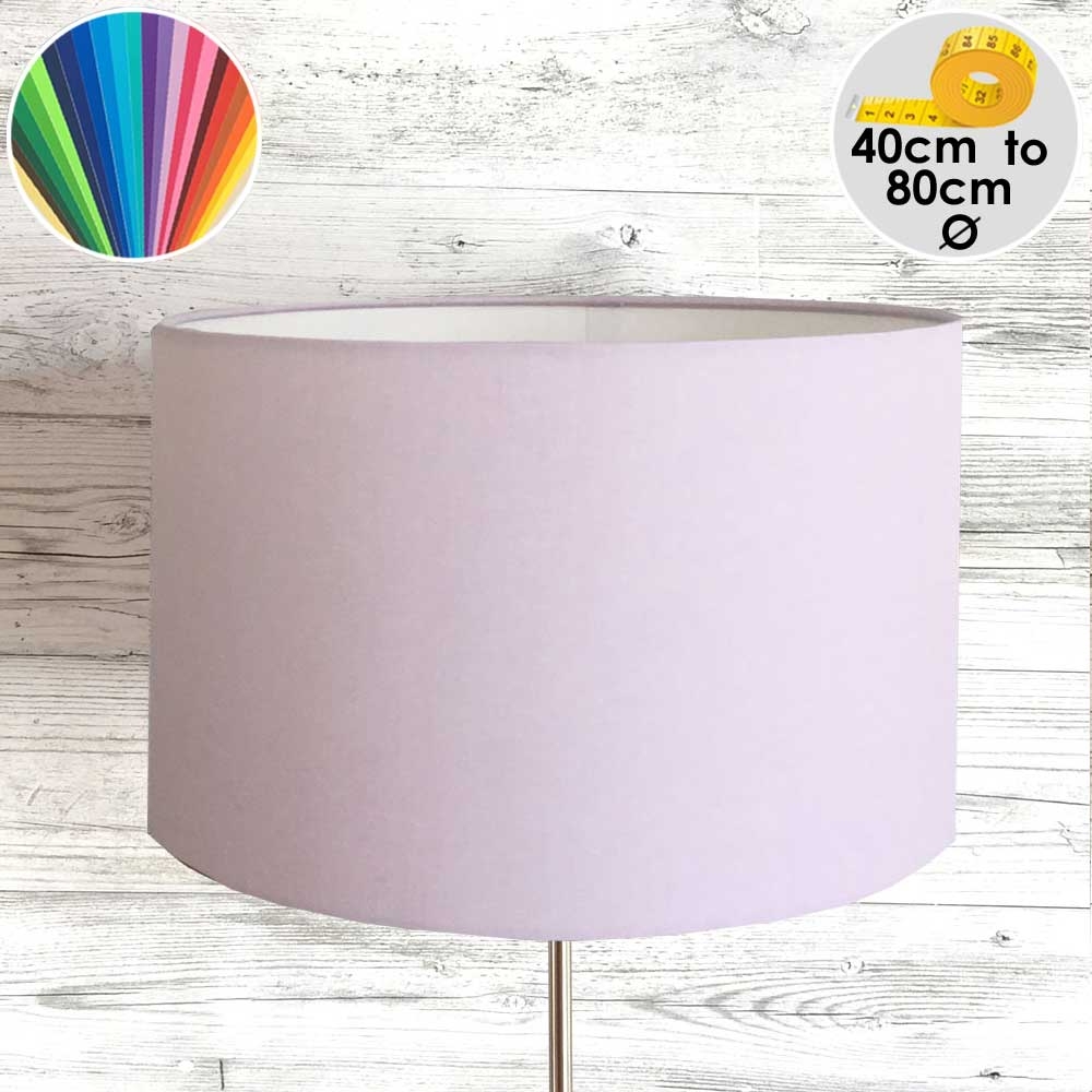 Extra Large Pink Drum Table Lamp Shade