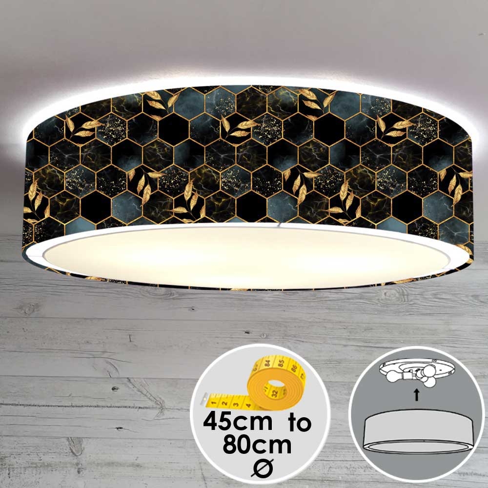 Flush Ceiling Light Honeycomb