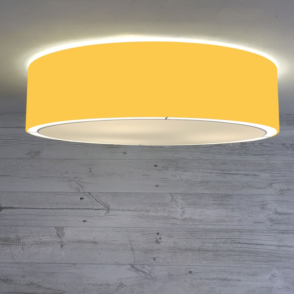 Flush Drum Shade Sunflower