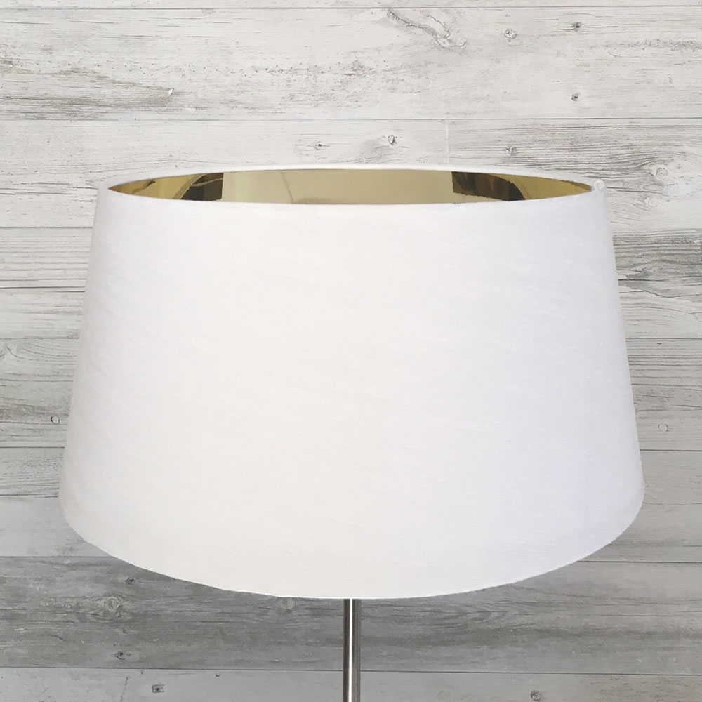 White & Gold French Drum