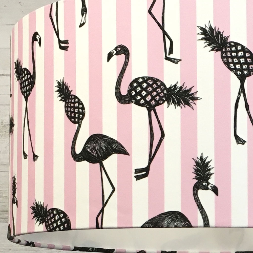 Fruity Flamingo Printed Lampshade