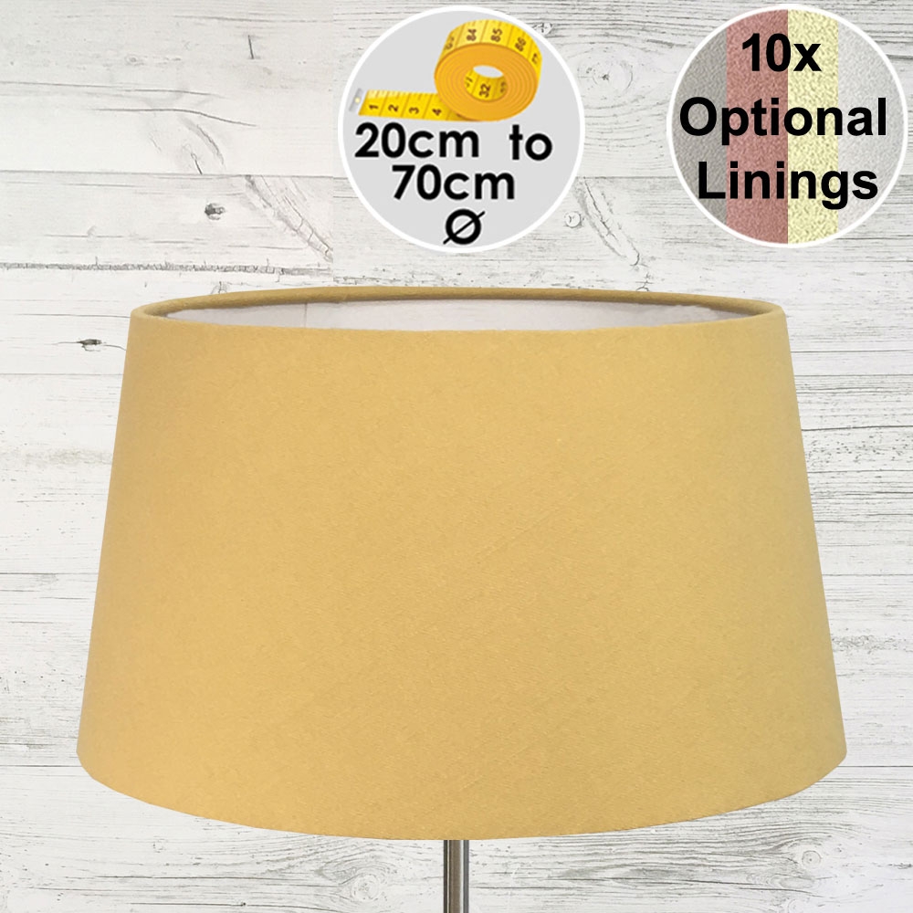 Aria Gold Linen Lamp Shade