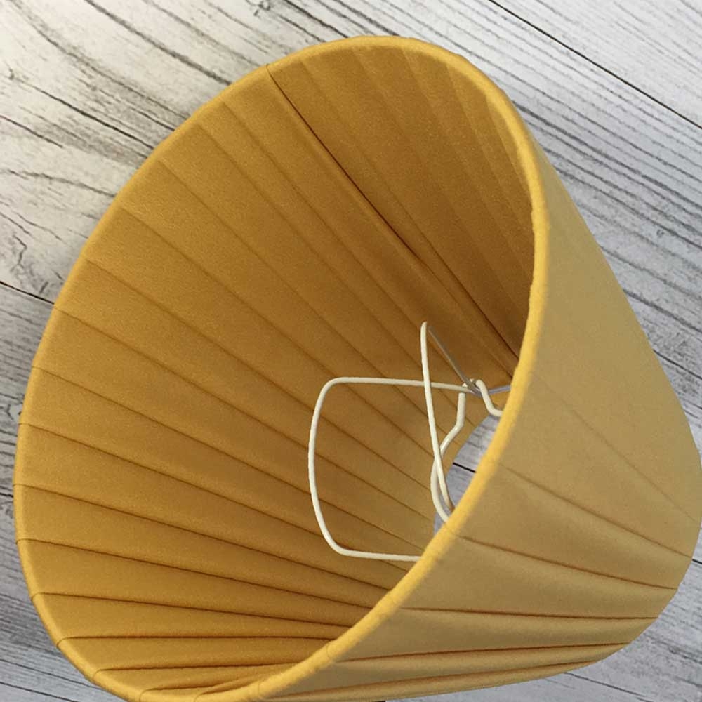 Gold Pleated Candle Clip Lampshade