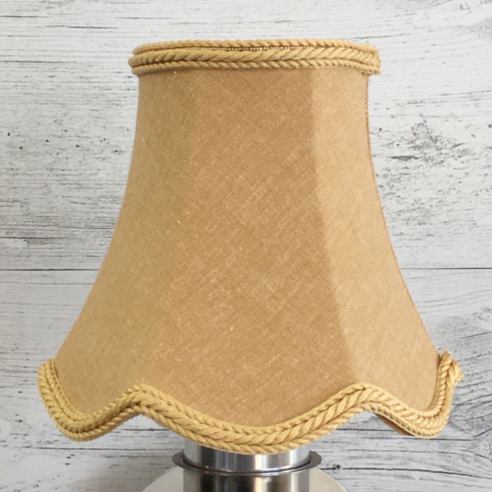 Gold Scalloped Chandelier Shade