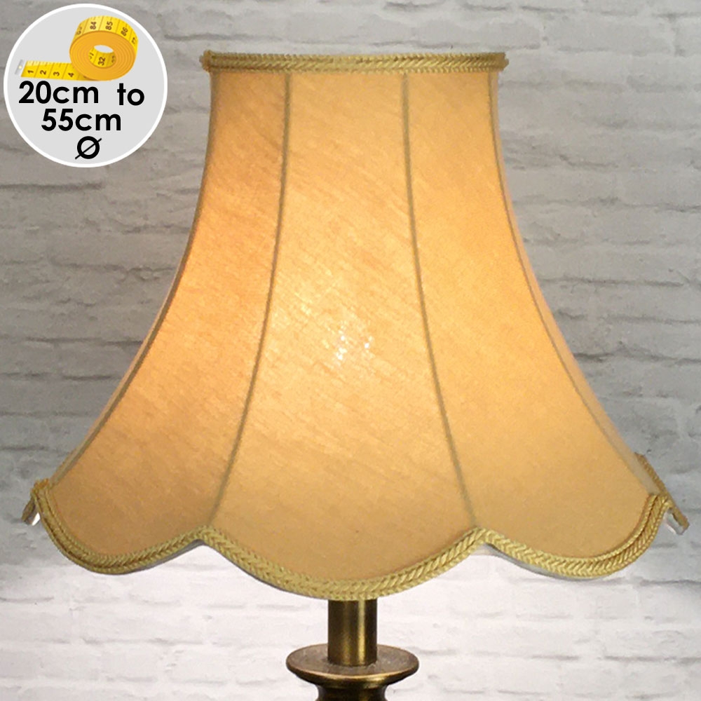 Gold Scalloped Lampshade