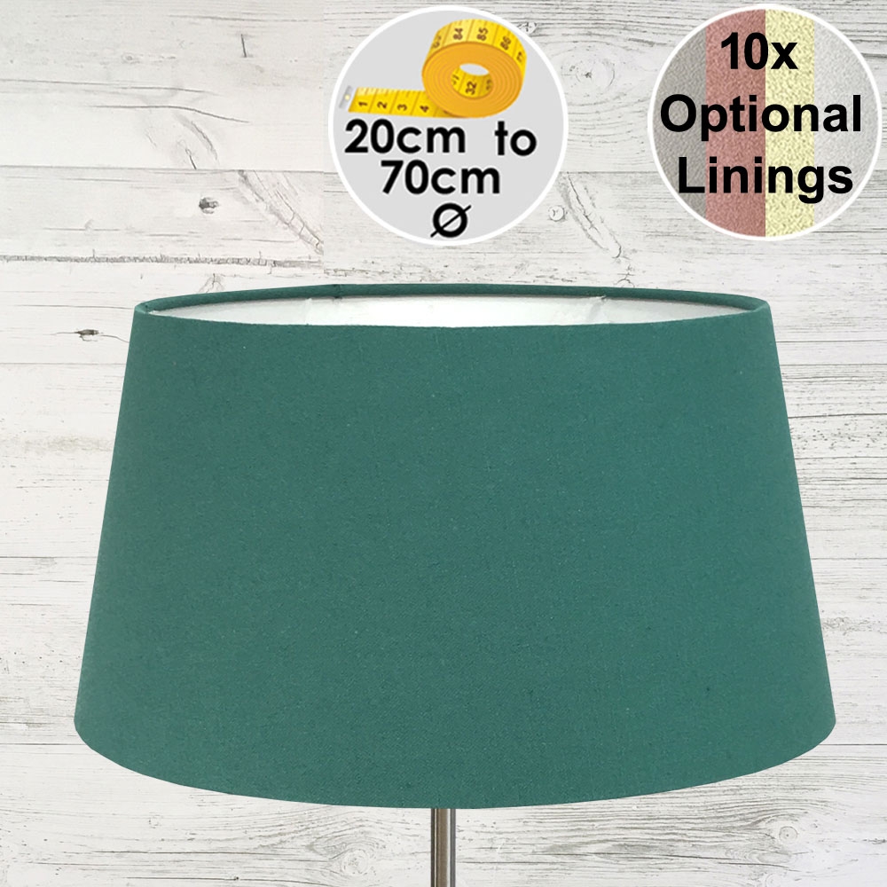 Aria Green Linen Lamp Shade