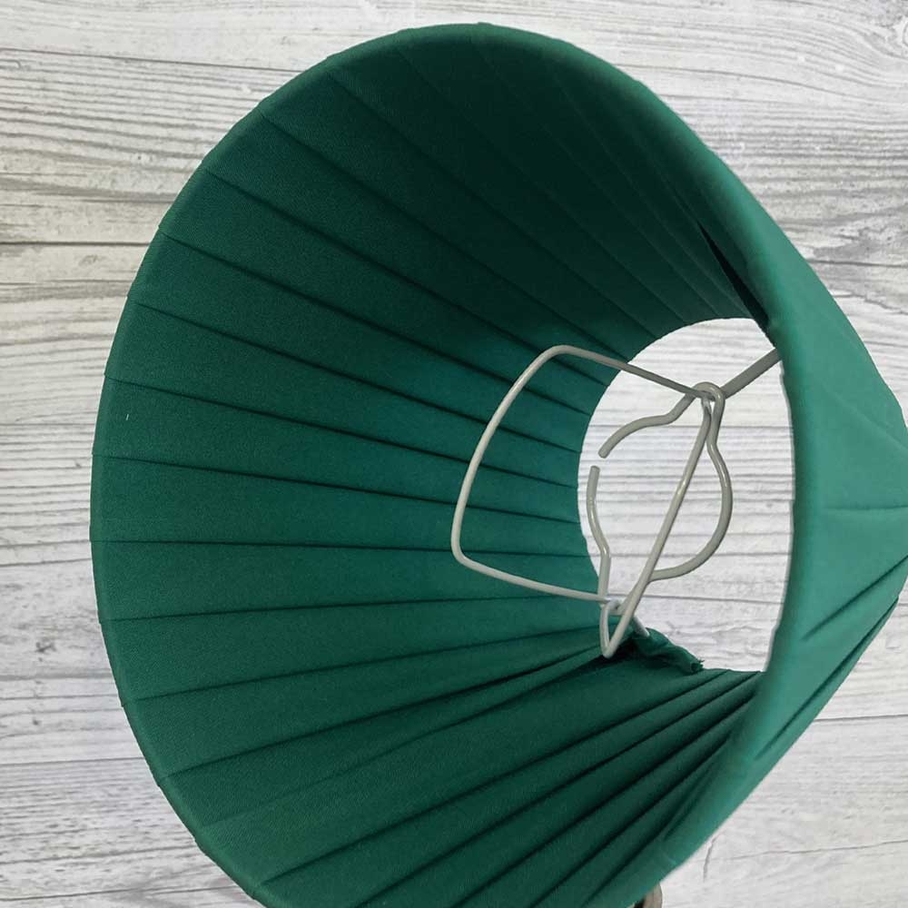 Green Pleated Candle Clip Lampshade