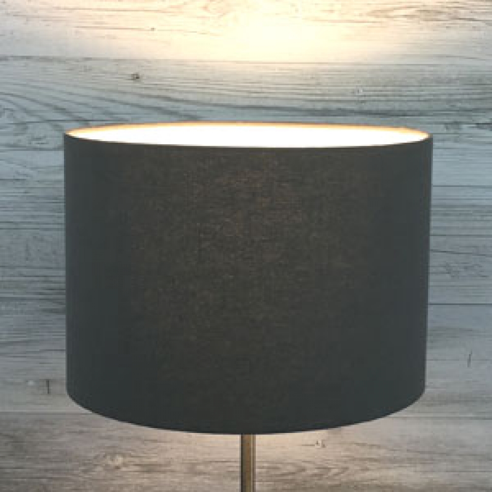 Aura Grey Drum Table Lampshade