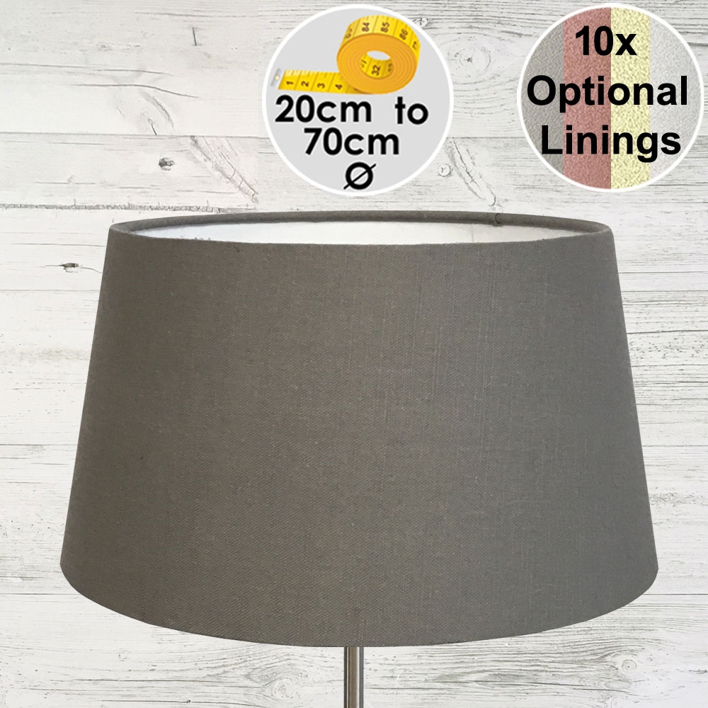 Aria Grey Linen Lamp Shade