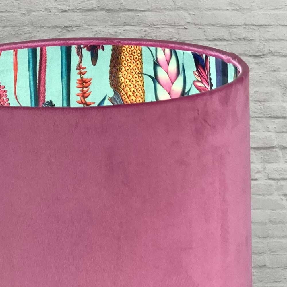 Hot Pink Borneo Lamp Shade		