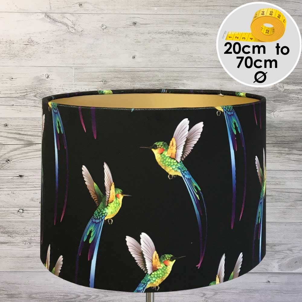 Hummingbird Lampshade Gold