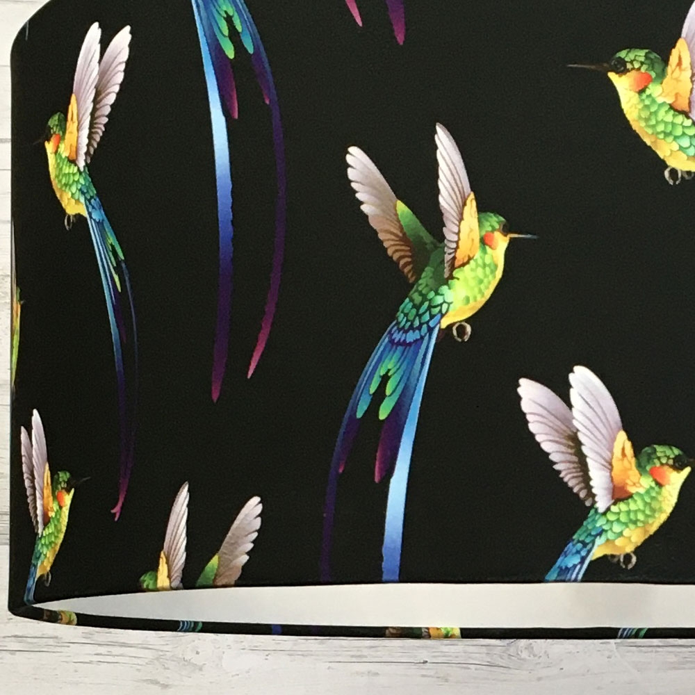 Hummingbirds Printed Lampshade