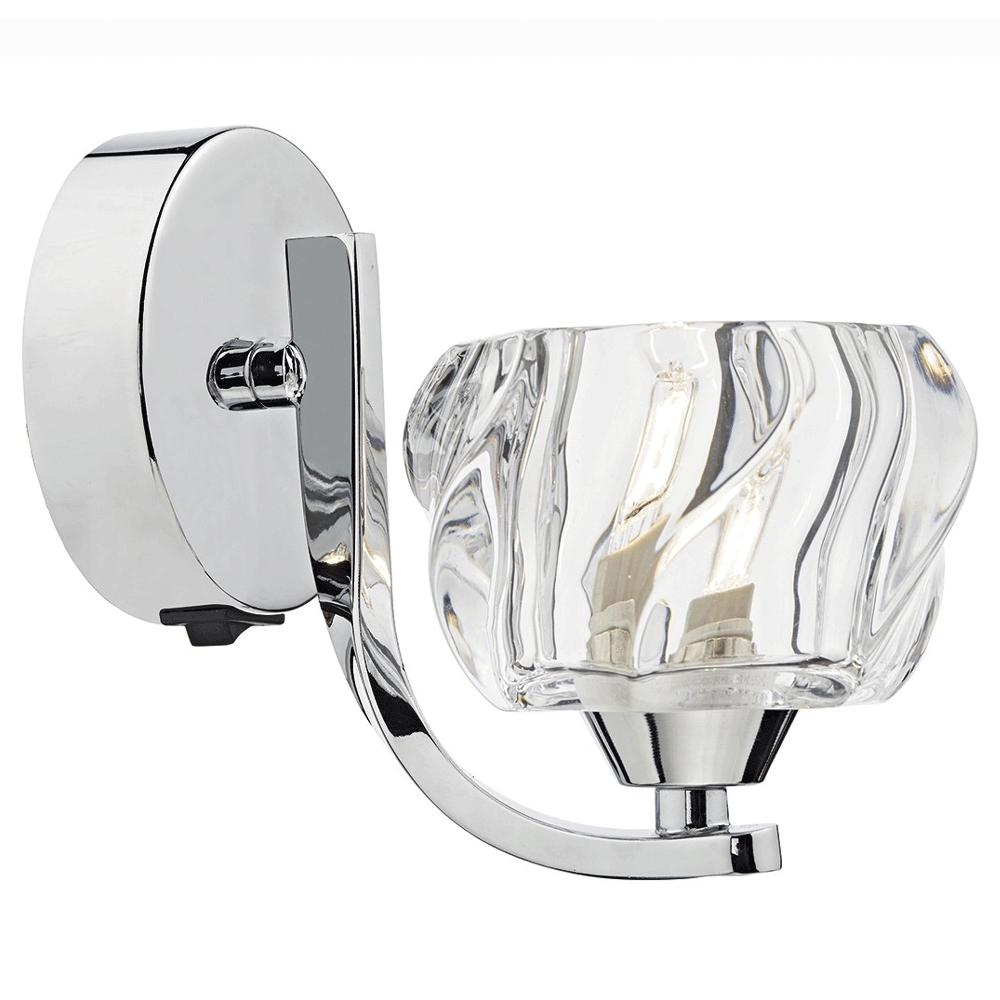 Ivy Polished Chrome Wall Light