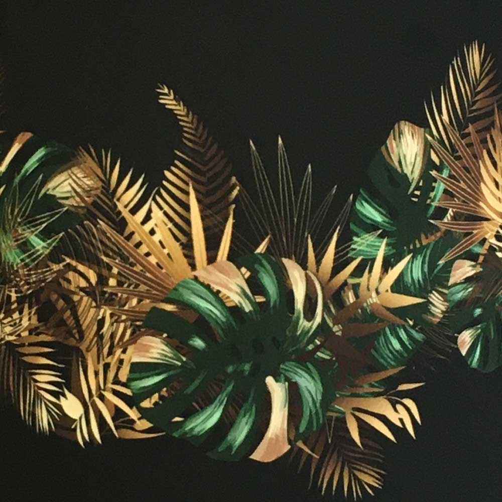 JUNGLE LEAF LAMPSHADE GOLD