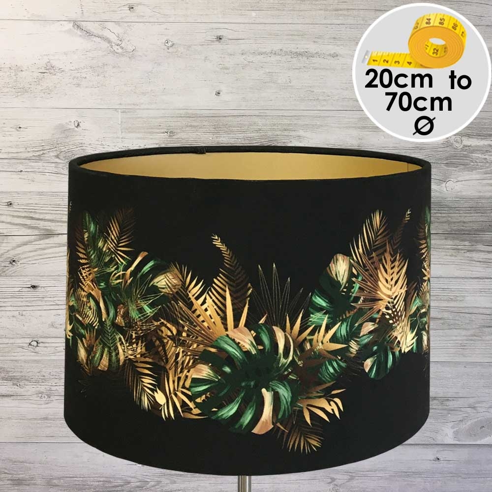 JUNGLE LEAF LAMPSHADE GOLD