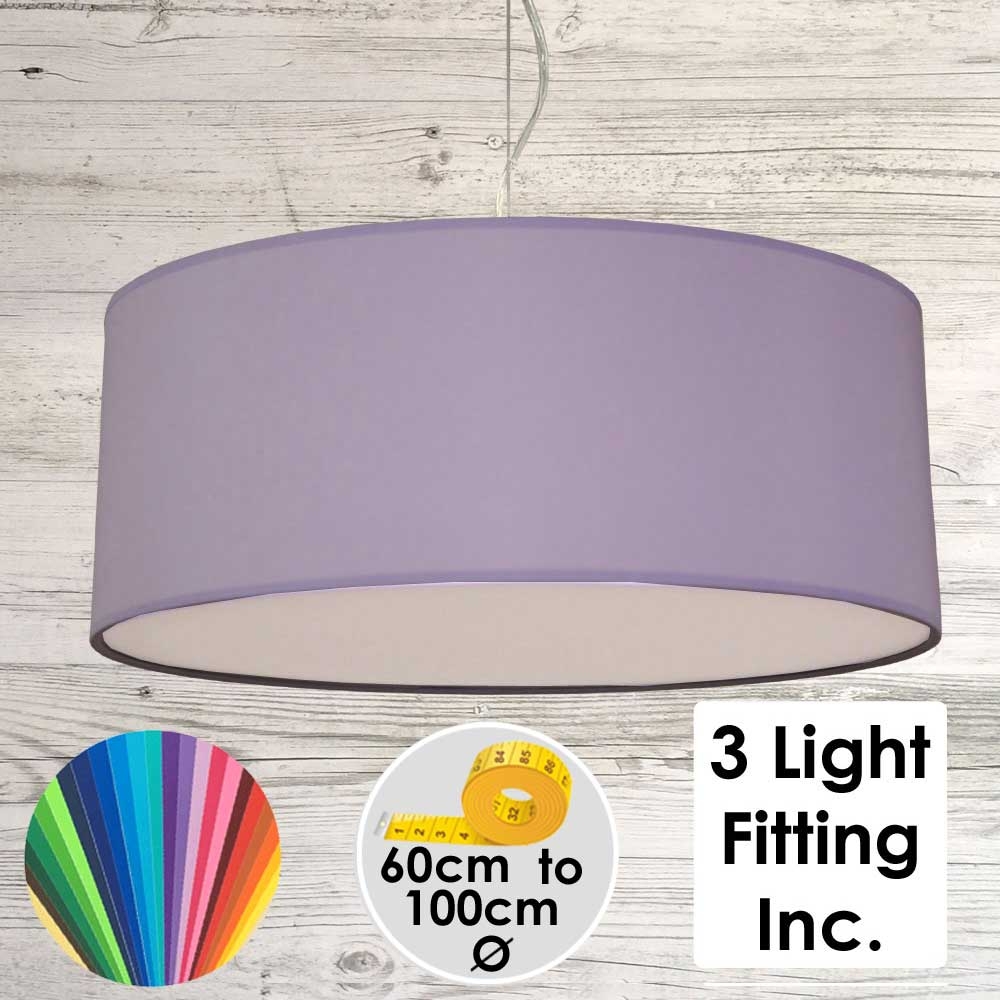 Lilac Drum Ceiling Light