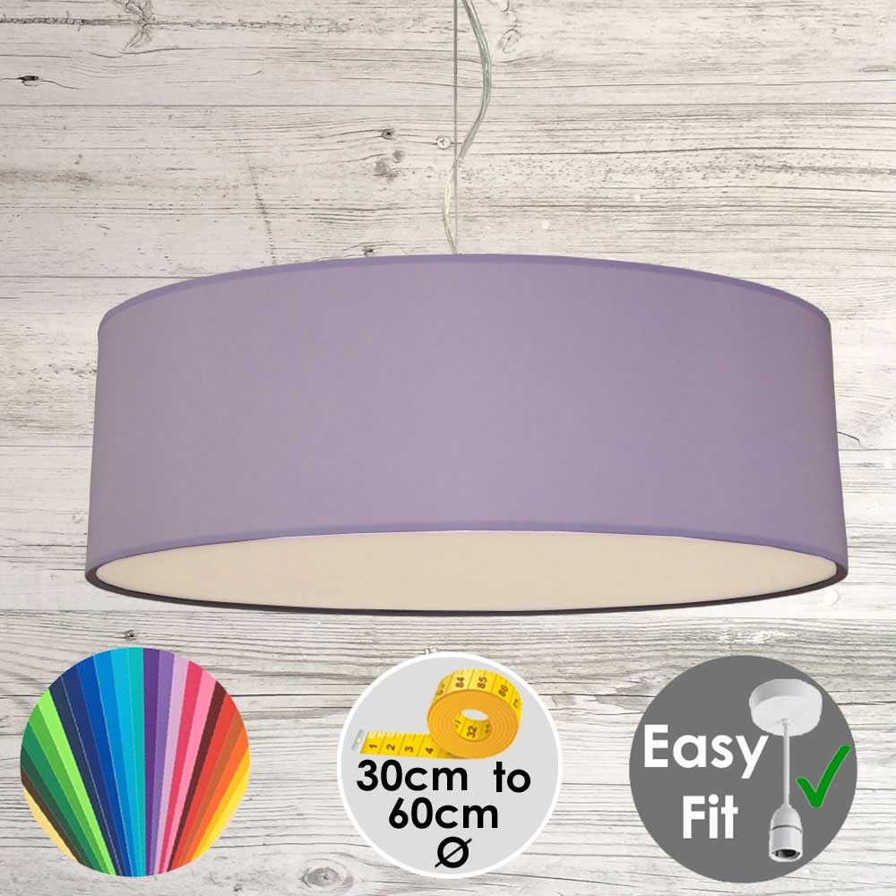 Lilac drum Light Shade 