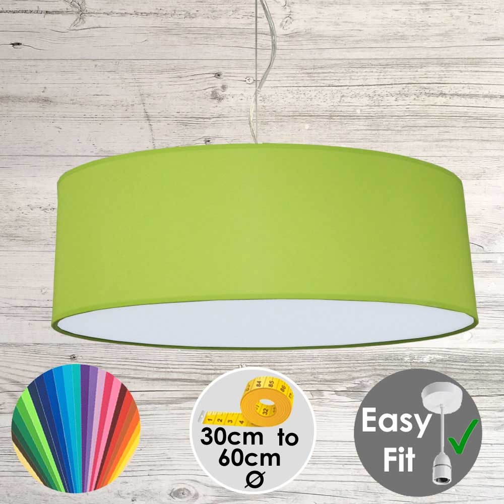 Lime Green Drum Light Shade