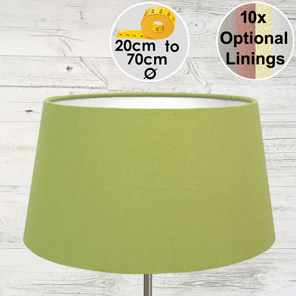 Aria Lime Green Linen Lamp Shade