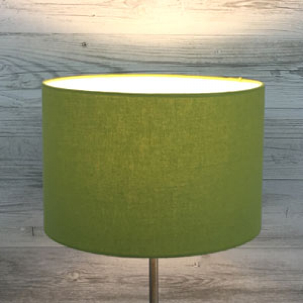 Aura Lime Green Drum Shade